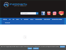 Tablet Screenshot of infomark.hr