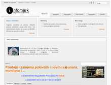 Tablet Screenshot of infomark.ba